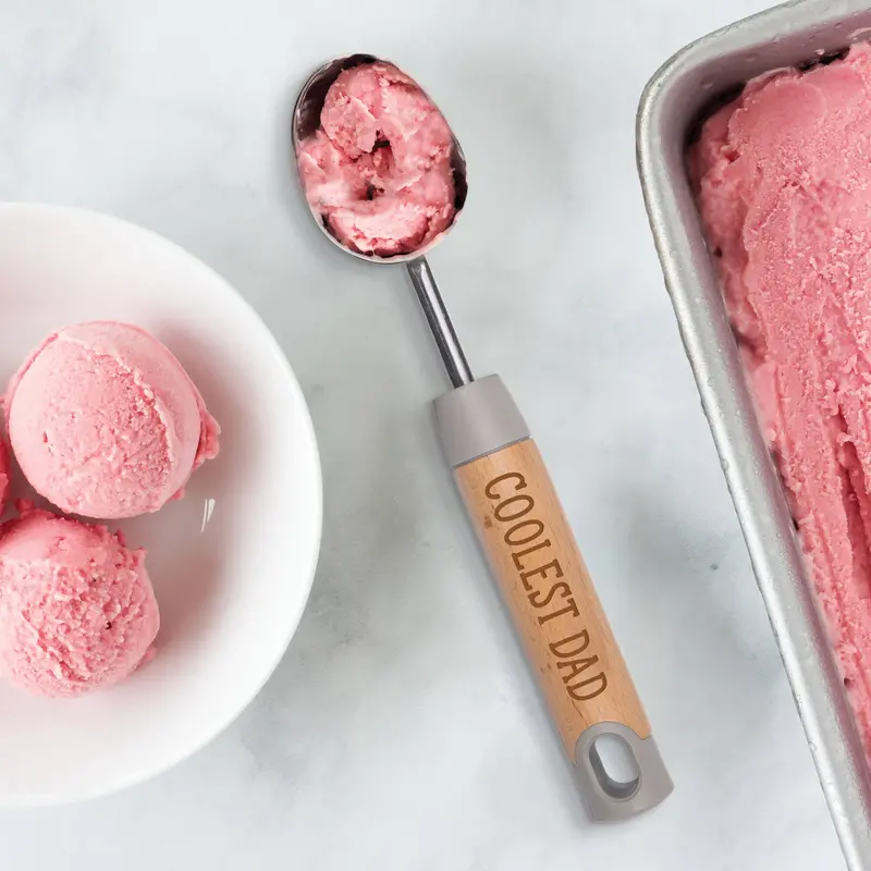 P. Graham Dunn Coolest Dad Ice Cream Scoop – Stainless Steel Serving Tool 1