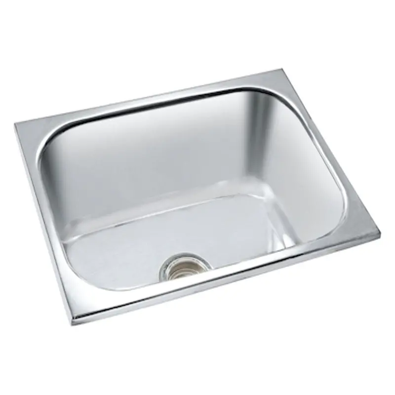 Parryware Coral Gloss-Finished Single-Bowl Sink With Reinforced Folded Edge – C854899 1
