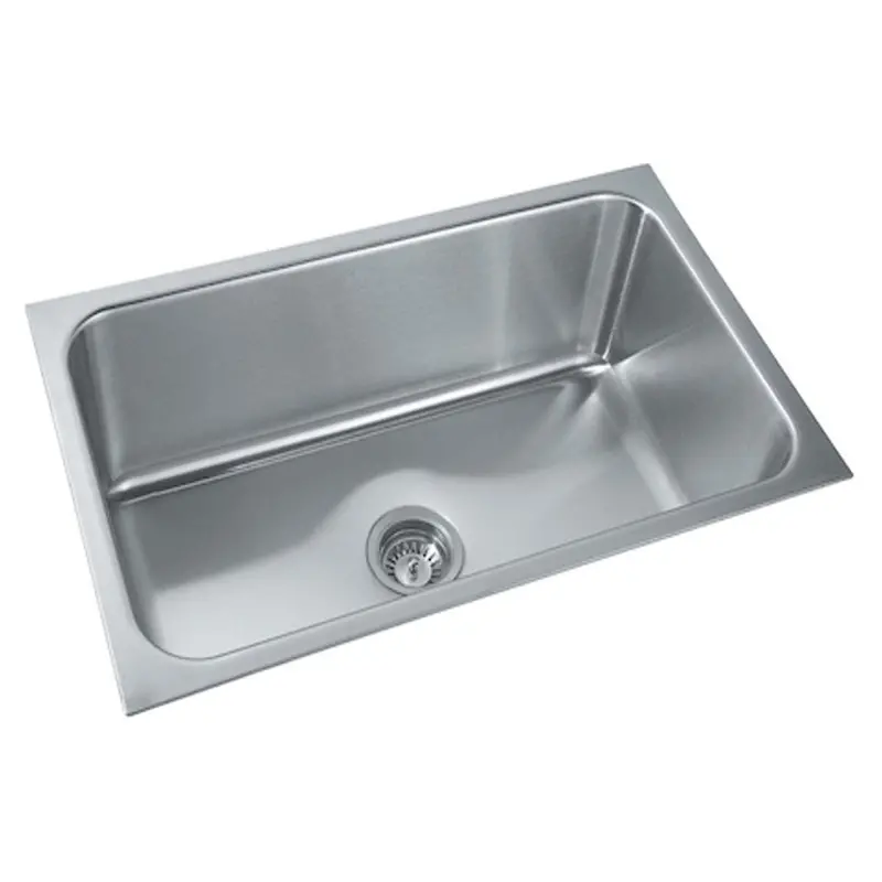 Parryware Coral Single-Bowl Kitchen Sink – Folded Edge & Gloss Finish (Model C855581) 1