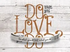 Passion-Driven Cuff Bracelet – 'Do What You Love, Love What You Do' 1