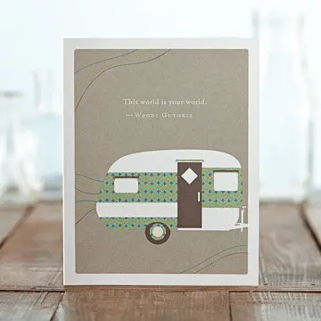 Positively Green Retirement Card: "This World Is Your World" 1