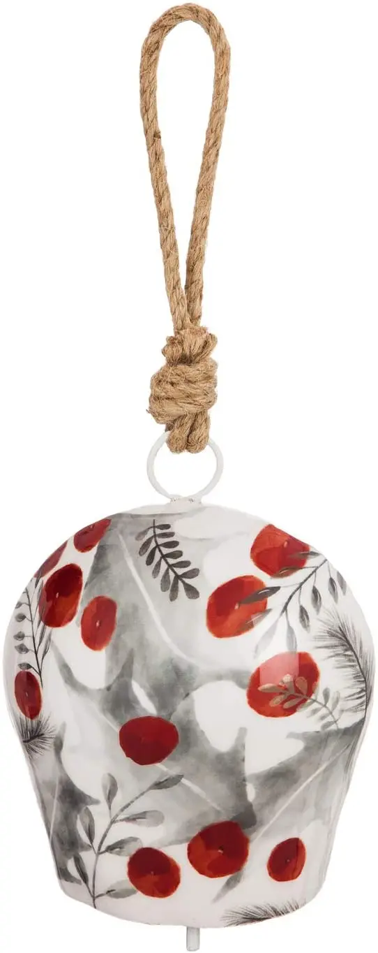 Printed Metal Wind Chime With Holiday Bell Design 2