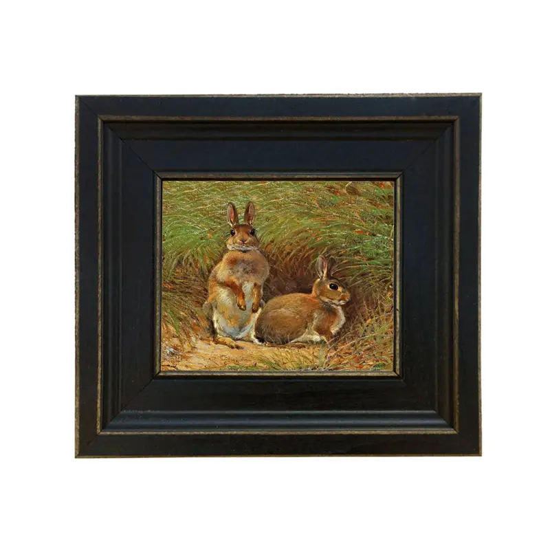 Rabbits Under Cover Art Print – Canvas Reproduction By Madison Bay Co. 1