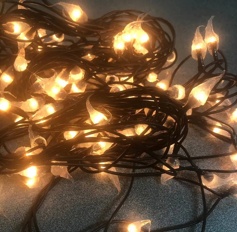 Raggedy Junction Clear 100-Bulb Electric Rice Light String – Rustic Design 1