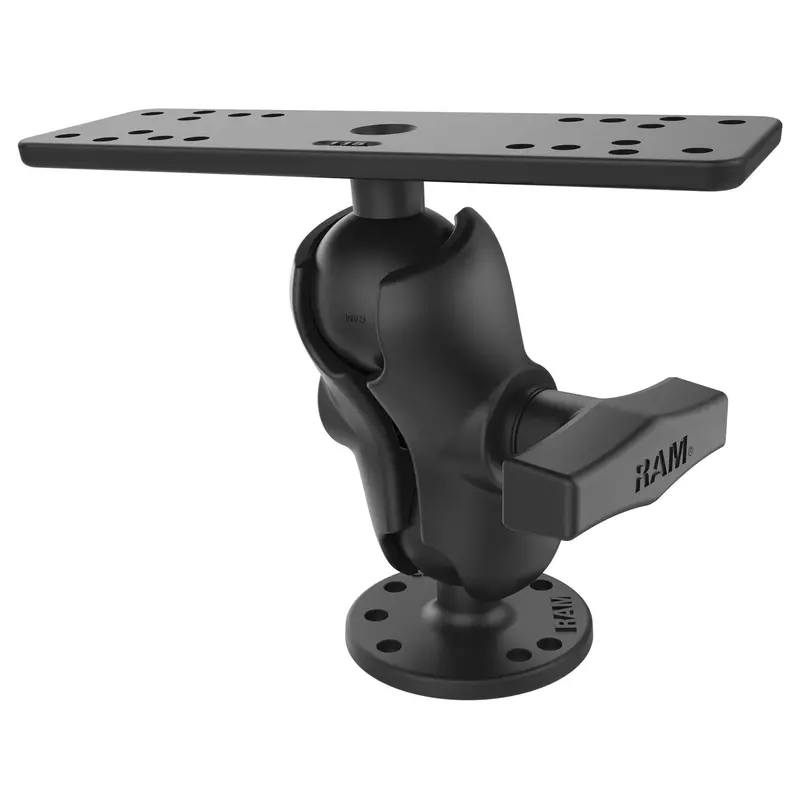 Ram Mount Universal Marine Electronic Mount – C-Size Compatible Cradle System 1