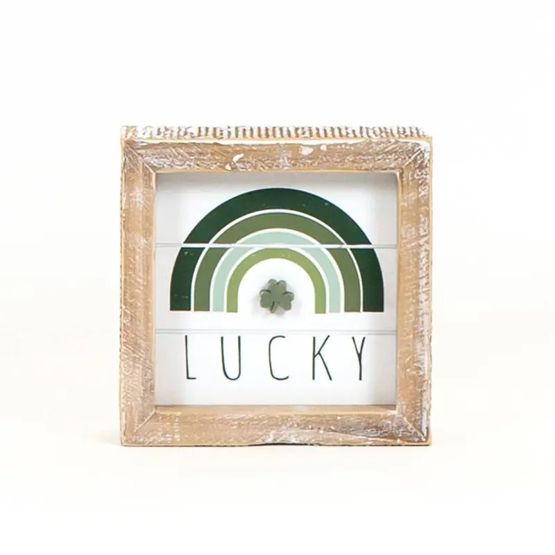 Reversible Valentine’S & St. Patrick’S Day Wood Frame – Adams & Co. 1