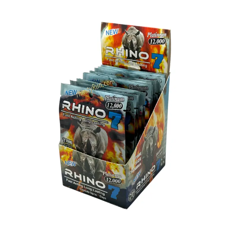 Rhino 7 Platinum Male Support Capsules – Pack Of 24 1