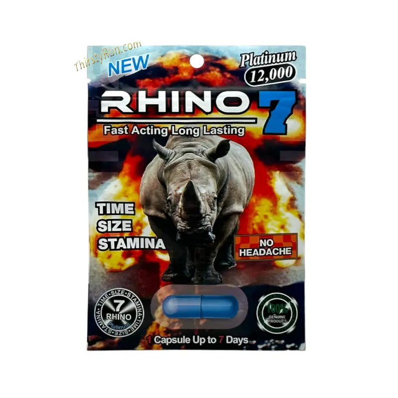 Rhino 7 Platinum Single-Dose Enhancement Capsule 1