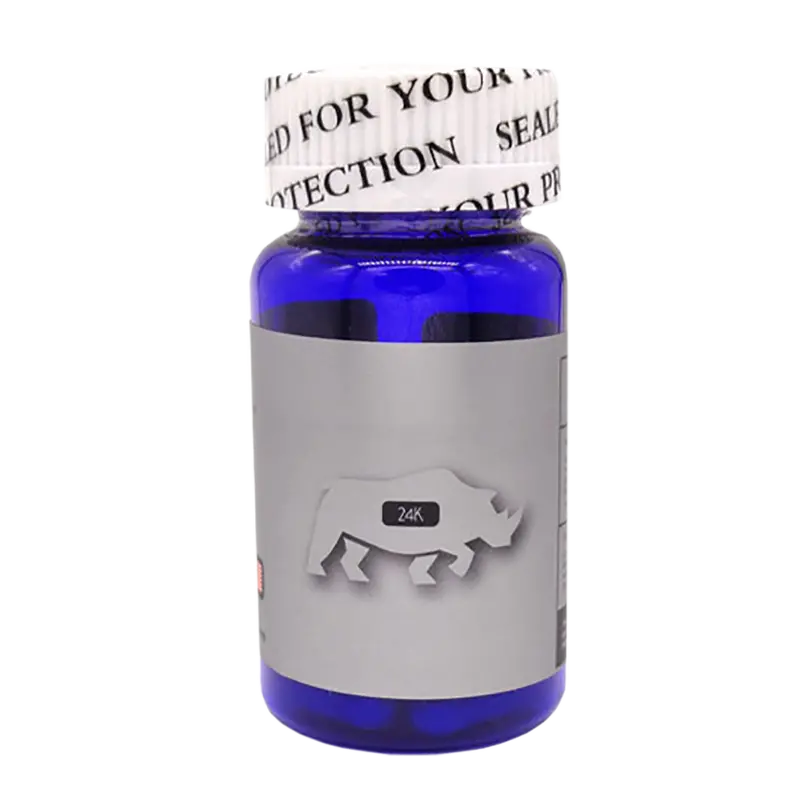 Rhino Platinum 24K – Premium Strength Capsule Pack (6-Capsule Bottle) 1