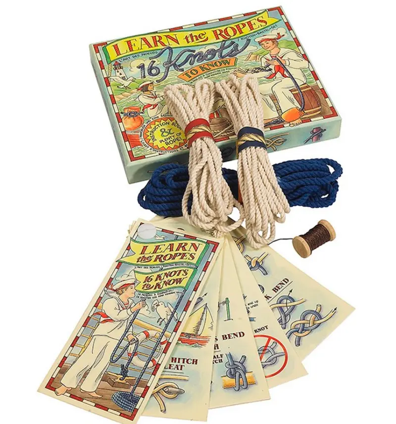 Rope-Tying Learning Kit – ‘Learn The Ropes’ For Young Mariners 1