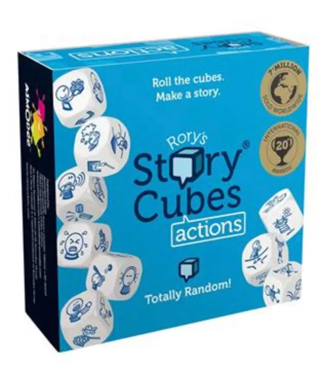 Rory’S Story Cubes: Actions Edition — Dynamic Prompt Dice For Narrative Play 1