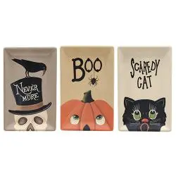 Scaredy Cat Halloween Tray Collection By Cwi 1