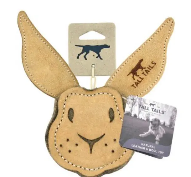 Scrappy Rabbit Plush Dog Toy By Tall Tails 1