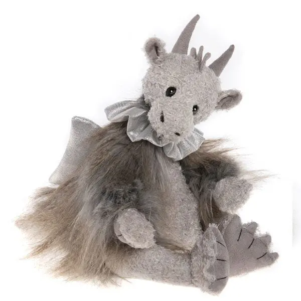 Shadow Night – Midnight-Hued Charlie Bear With Embroidered Accents 1