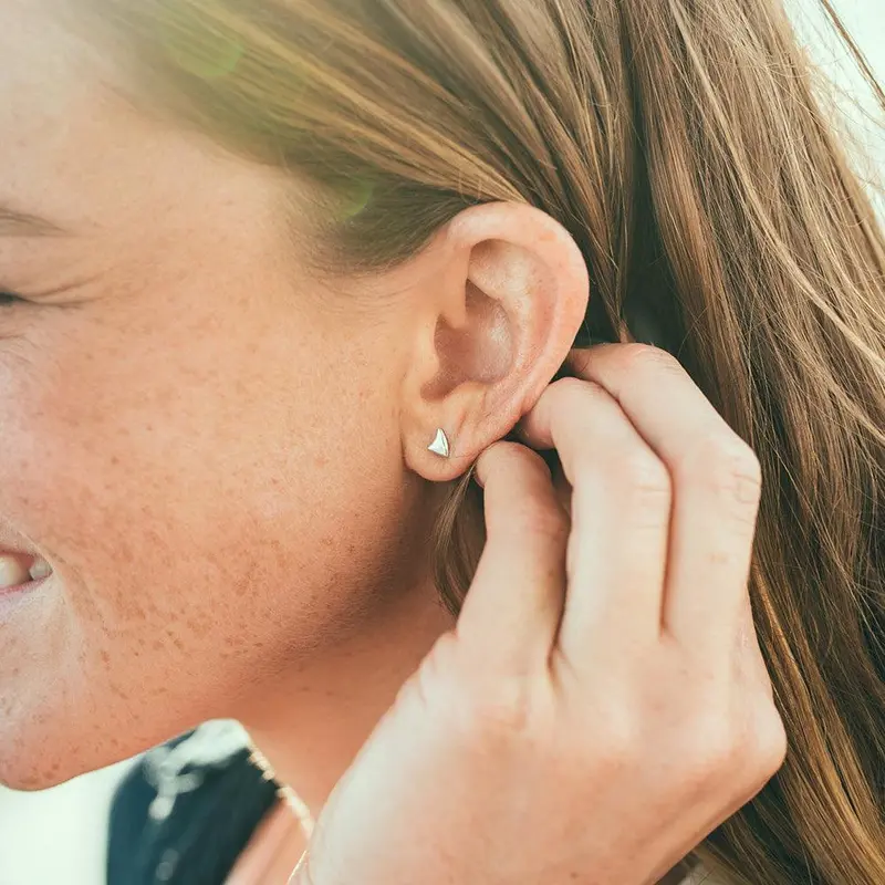 Shark Fin Dangle Earrings 1