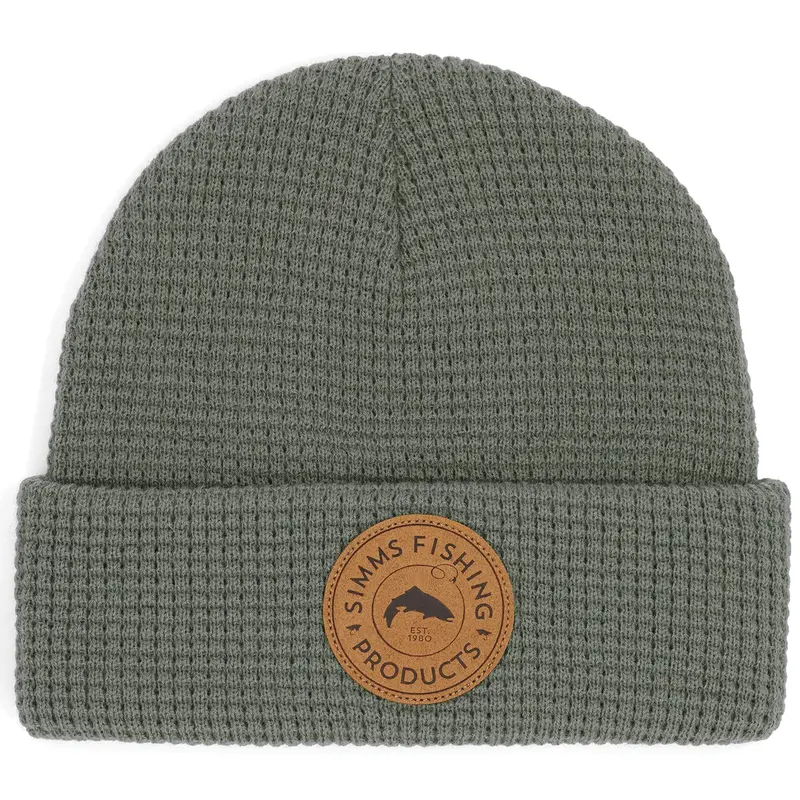 Simms Everyday Waffle-Knit Beanie – Soft Cotton-Blend Winter Hat 1