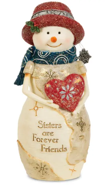 'Sisters Are Forever Friends' Ornament By Birch Hearts 1