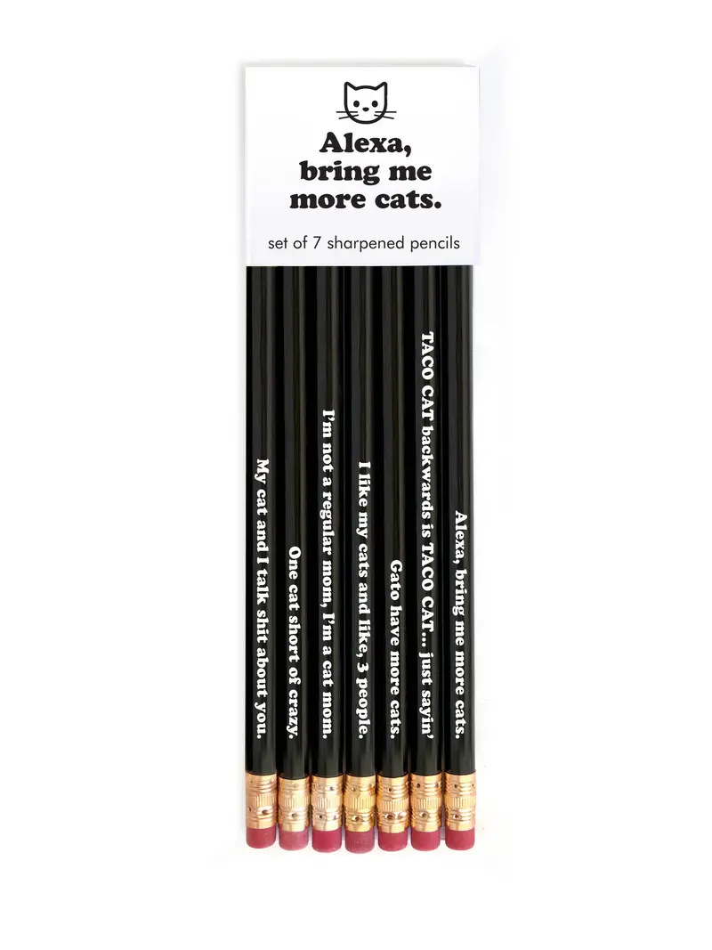 Snifty Alexa Cat Lover Pencil Set – Fun & Whimsical Writing Tools 1