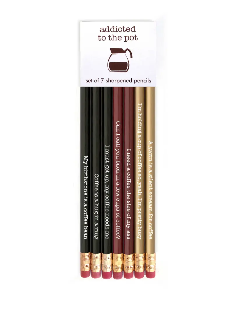 Snifty Pot-Themed Pencil Set – Playful & Irreverent Design 1