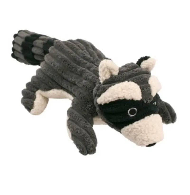 Squeaky Raccoon-Themed Pet Toy (12") 1