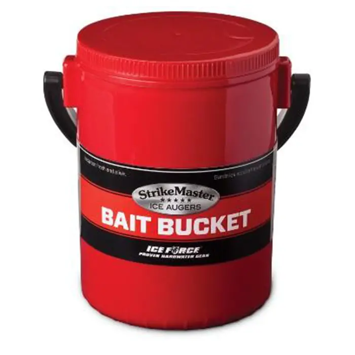Strikemaster Bait Bucket – Insulated, Leak-Proof Ice Fishing Bait Container 1