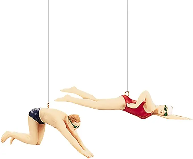 Swimmer-Themed Christmas Ornament – Gallerie Ii Sports Collection 1