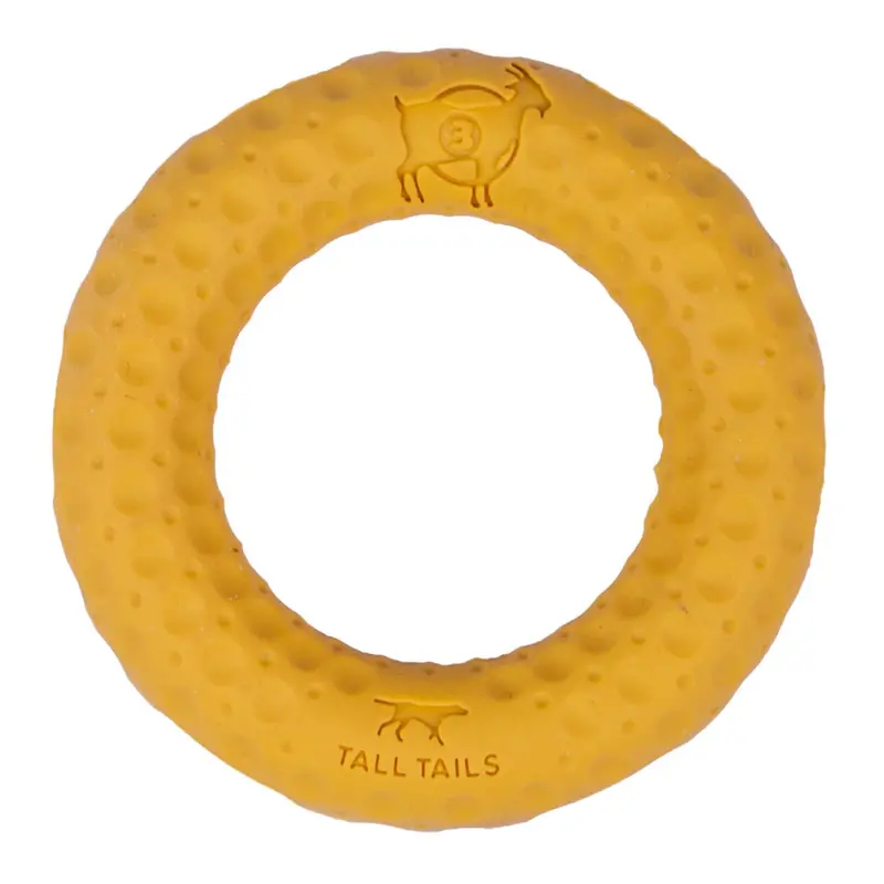 Tall Tails Goat Sport Ring Dog Toy – Small Size 1