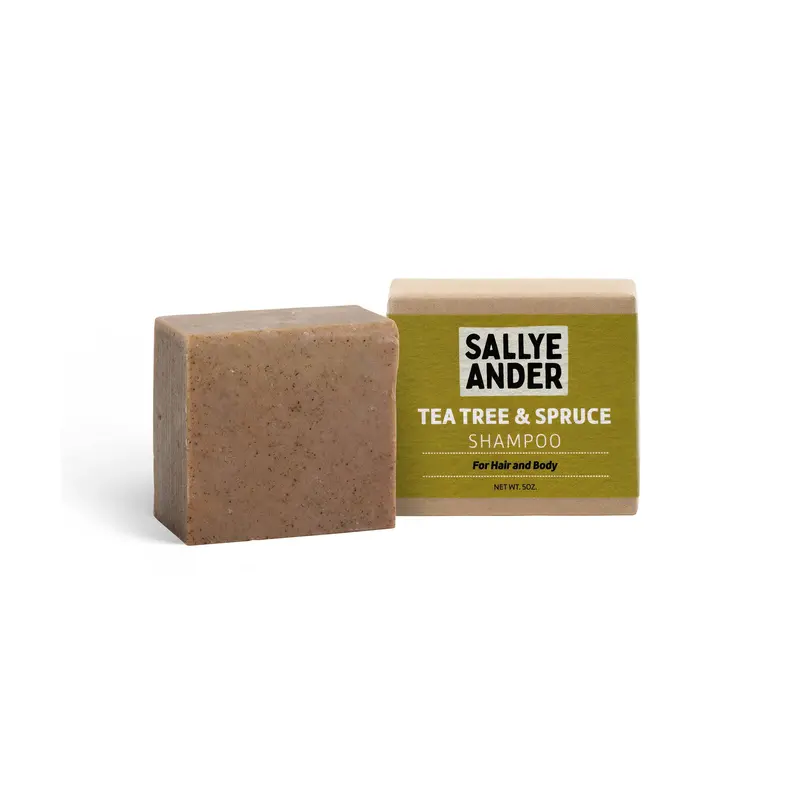 Tea Tree And Spruce Shampoo Bar By Sallyeander 1