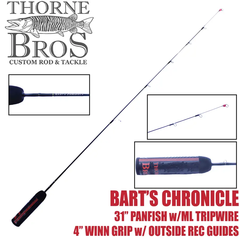 Thorne Bros Crappie Chronicles Ice Rod – Bart 1