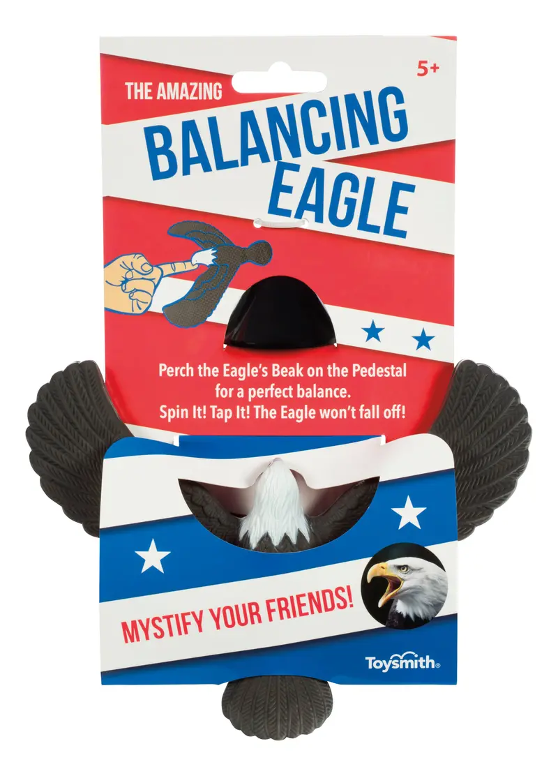Toysmith Balancing Eagle Toy – 7-Inch Stem Learning Game For Kids 1