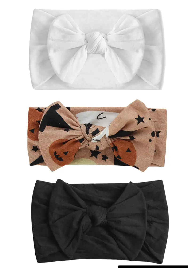 Trick-Or-Treat Bamboo Headband Gift Set – Festive Duo Or Trio Pack 1