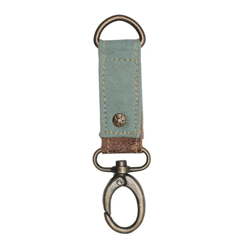 Turquoise-Toned Key Fob – Smooth Finish 1