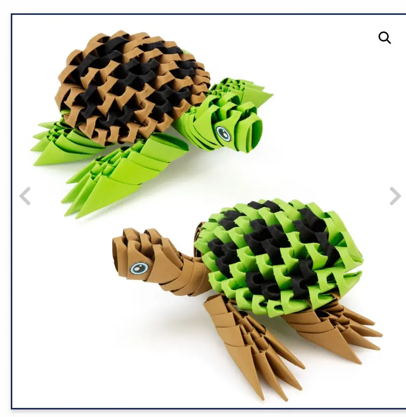 Turtle-Themed Origami Paper Craft Kit – House Of Marbles 1
