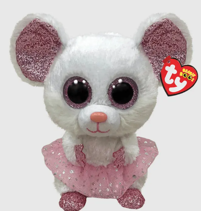 Ty Nina The Ballerina Mouse Plush – 6-Inch Poseable Figurine 1