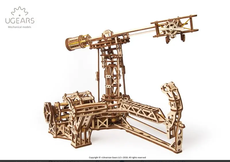 Ugears Aviator 3D Wooden Puzzle Kit – Diy Mechanical Model 1