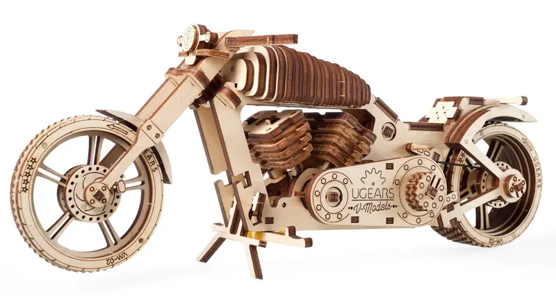 Ugears Bicycle 3D Wooden Puzzle – Self-Assembly Mechanical Model 1