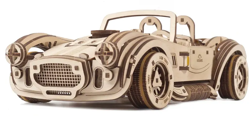Ugears Drift Cobra Racing Car – 3D Wooden Assembly Kit (Ages 14+) 1
