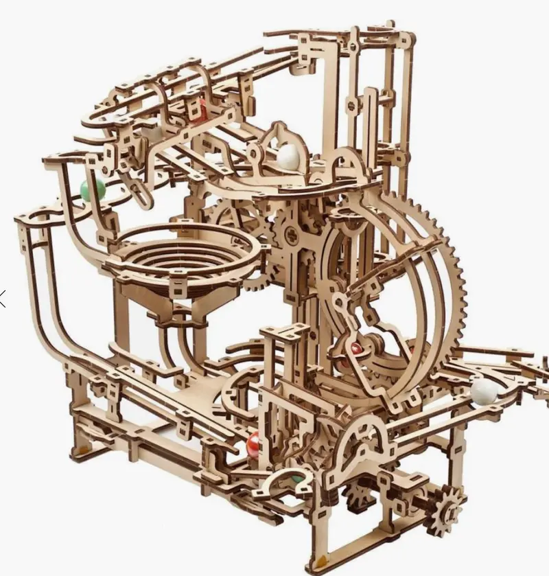 Ugears Marble Run Stepped Hoist – Wooden Stem Construction Set (14+) 1