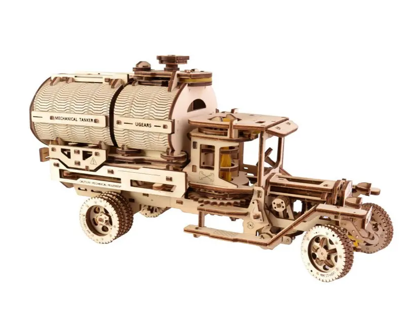 Ugears Tanker Truck – Functional 3D Wooden Puzzle Model 1