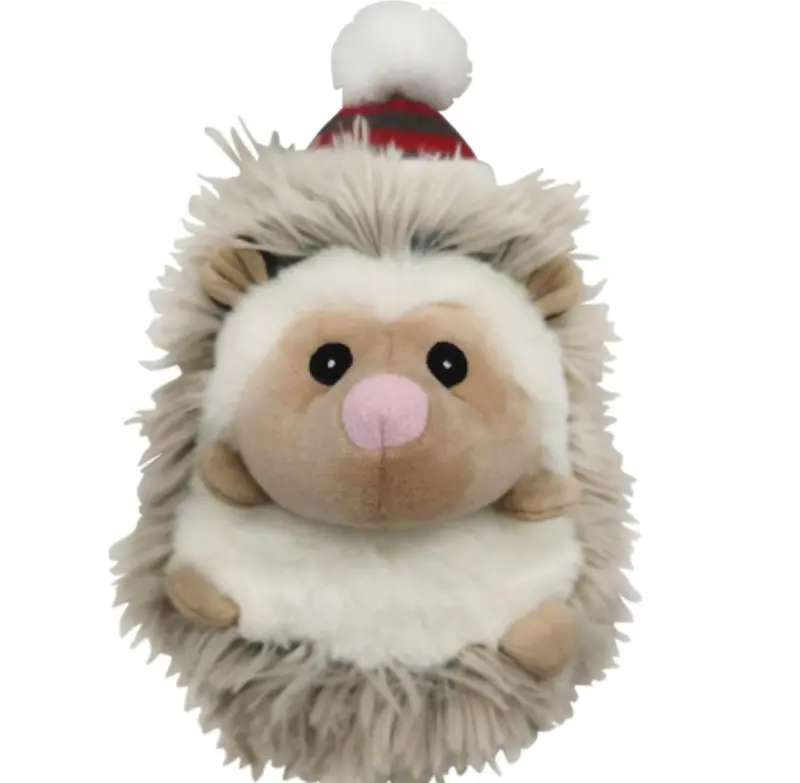 Ultra-Realistic Fluffy Hedgehog Dog Toy With Lifelike Texture 1