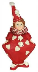 Valentine’S Clown Girl Decoration – Oversized Figurine 1