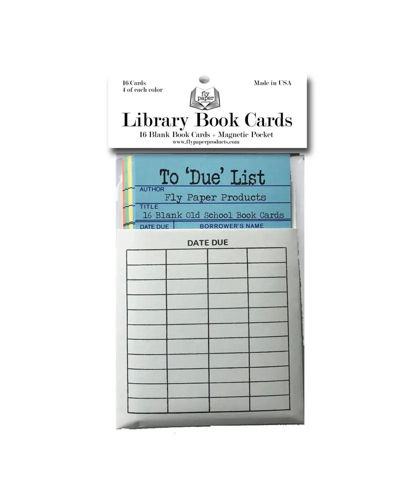 Vintage-Inspired Magnetic Memo Cards For Library And Desk Use 1