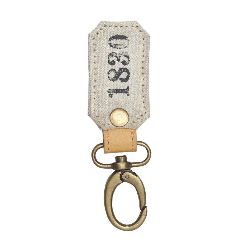 Vintage-Style '1830' Engraved Key Fob 1