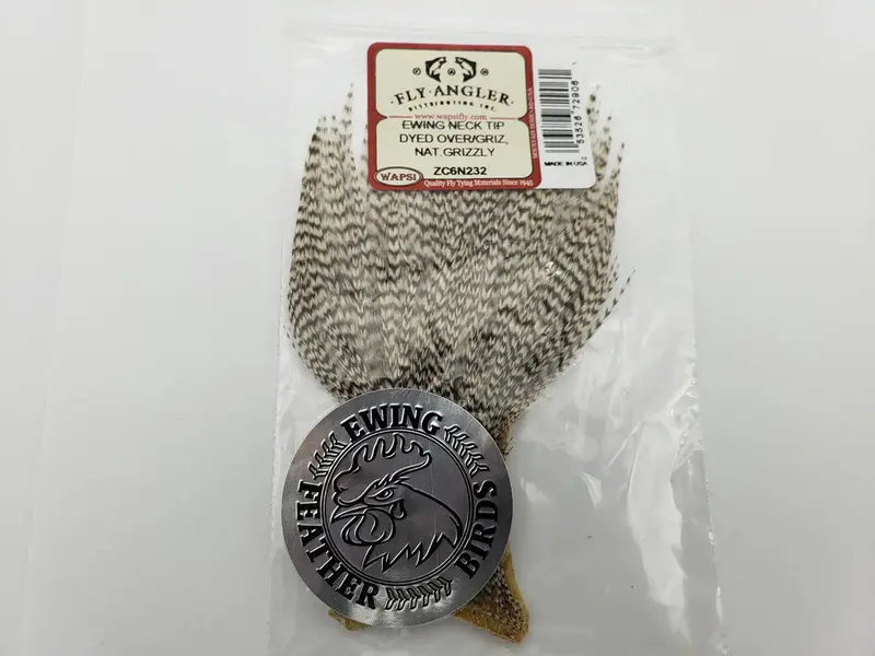 Wapsi Ewing Neck Tip Hackle – Fine-Graded, Flexible Dry Fly Feather 1