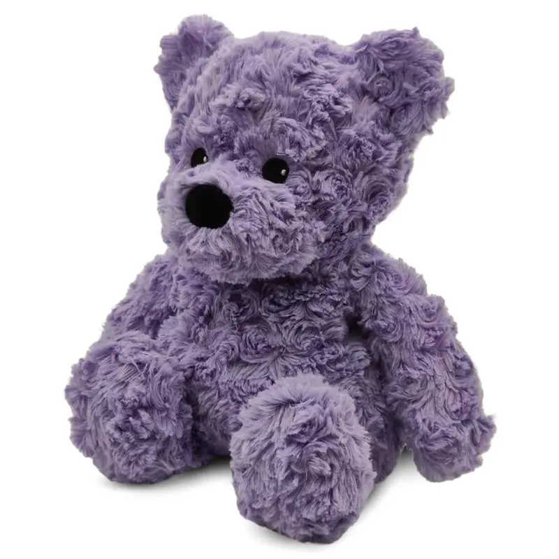 Warmies Purple Curly Bear Microwavable Plush – Calming Aromatherapy Toy 1