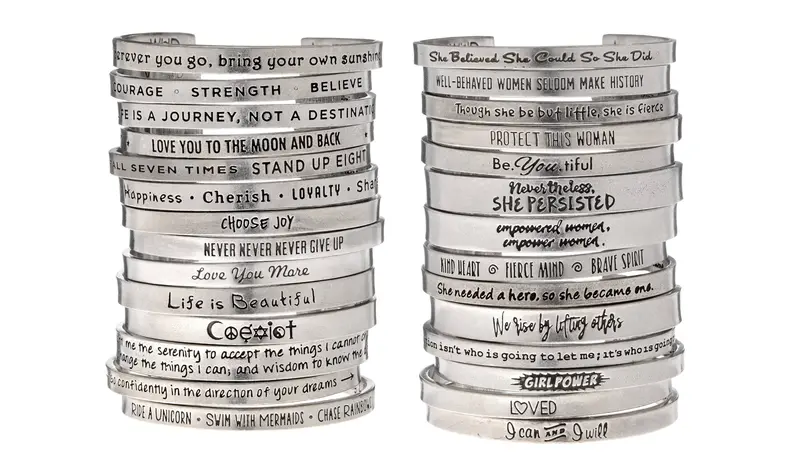 Whitney Howard Quotable Adjustable Cuff Bracelet – Best Seller Collection 1