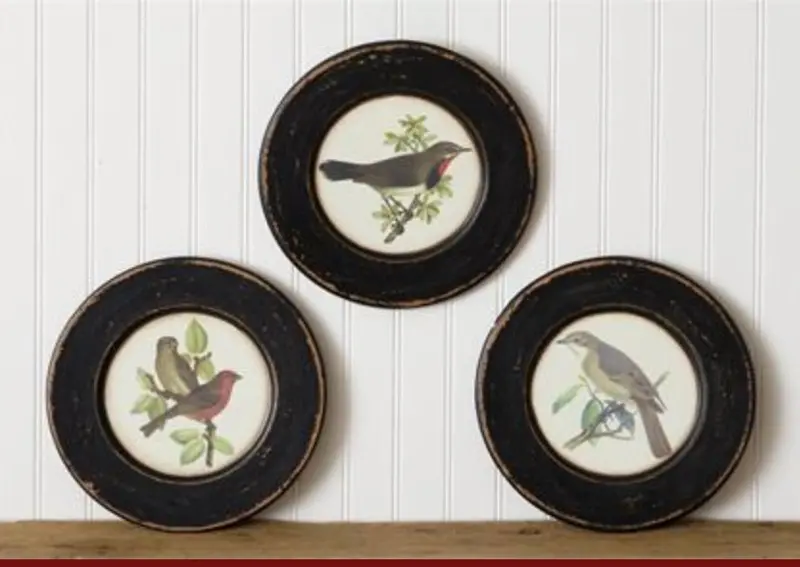 Wooden Bird-Themed Serving Plates – Assorted Avian Designs 1