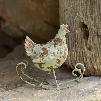 Wooden Rocking Chicken Toy – Handcrafted Nursery Item 1