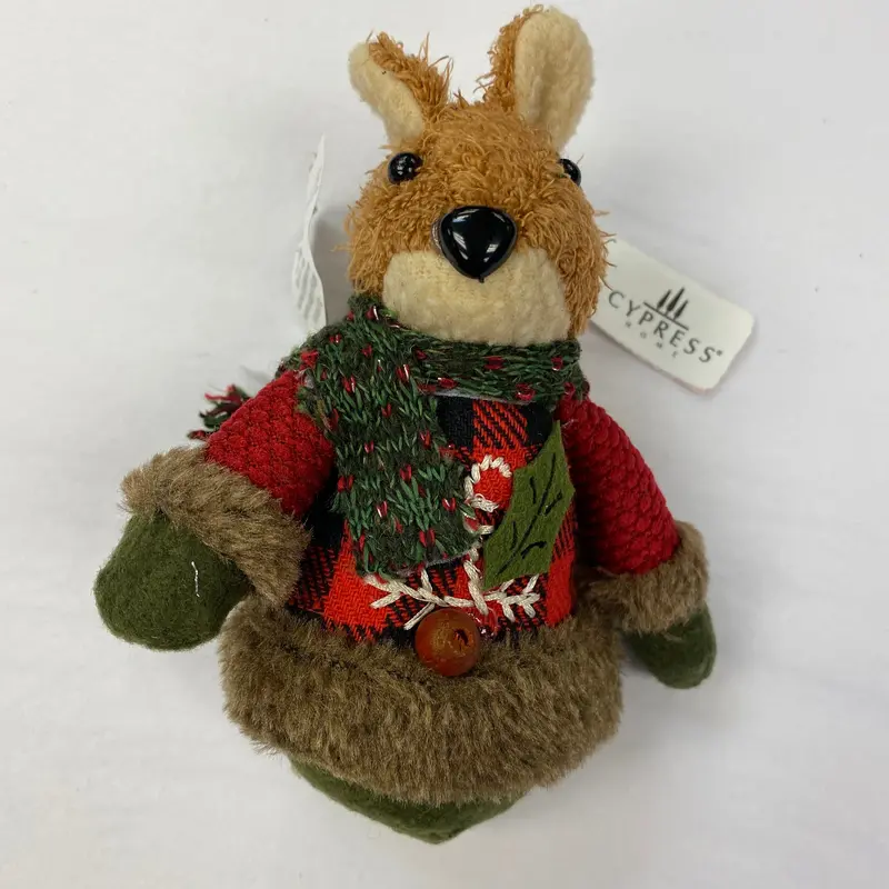 Woodland Squirrel Icon Christmas Ornament 1