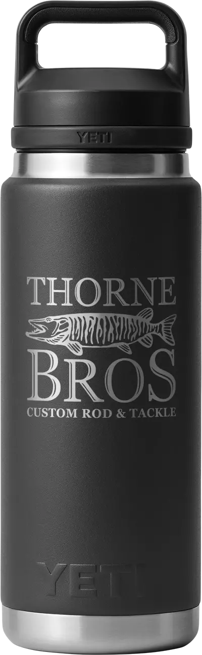 Yeti Thorne Bros. Rambler 26 Oz Insulated Stainless Steel Bottle With Logo 1